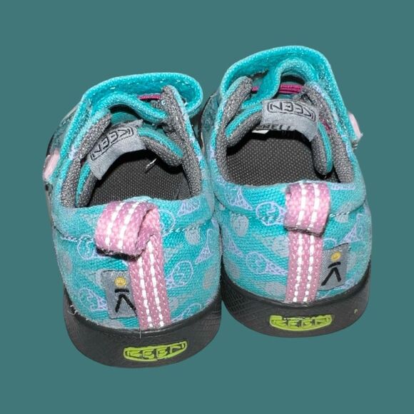 Baby Keen Hook & Loop Canvas Sneakers Size 5 - Picture 3 of 8
